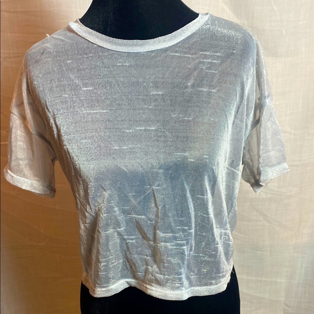 Sparkly Crop Tee